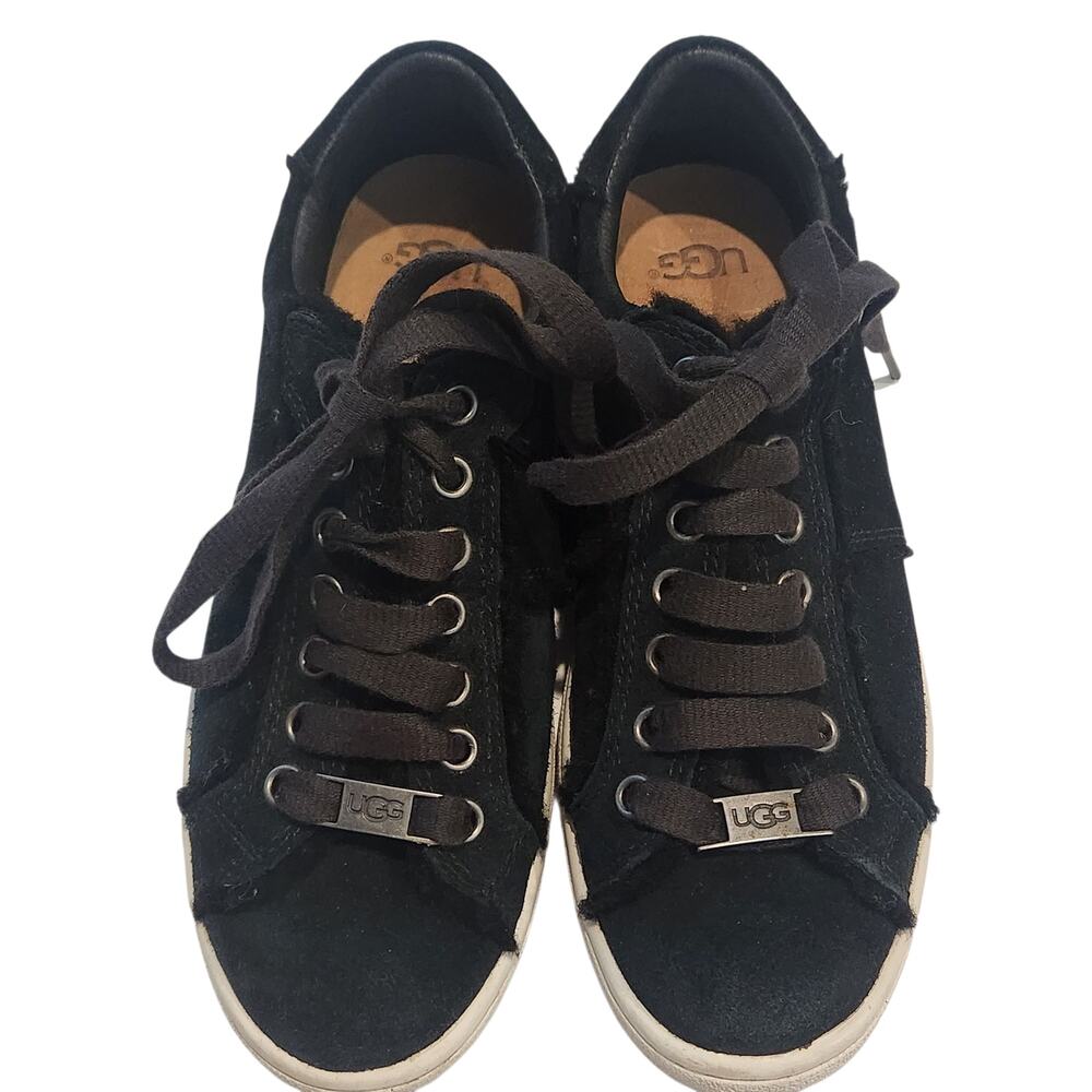 UGG Sneakers Milo Spill Seam Black Athletic 1097009 Women's sz 5.5, Youth sz 4